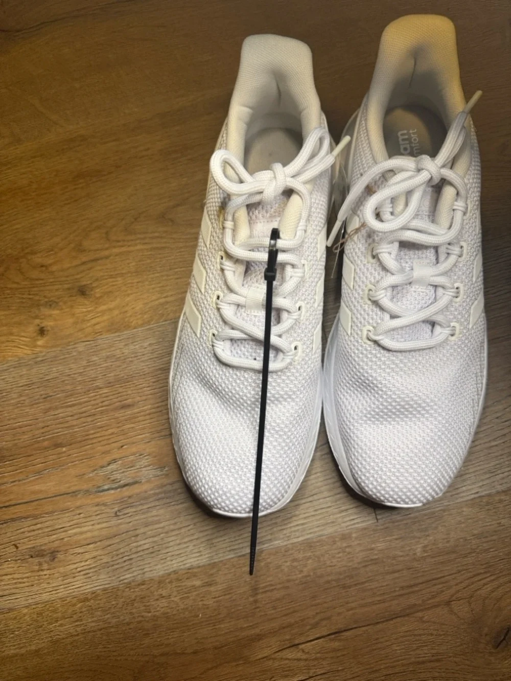 adidas QUESTAR FLOW NXT -TRIPLE WHITE All-White Knit Runner Sneakers